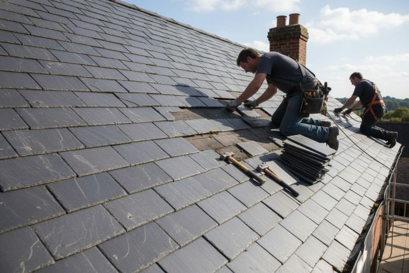 Slate Roof Repair detail